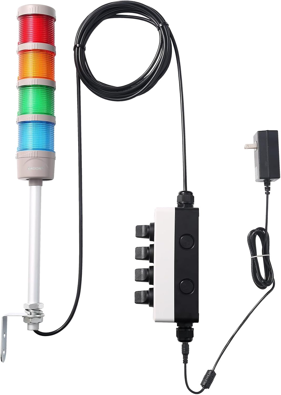 ABB Switch. Mean Well 120V-24V Power Adapter & 16ft Extension Cable for Factory Manufacturing