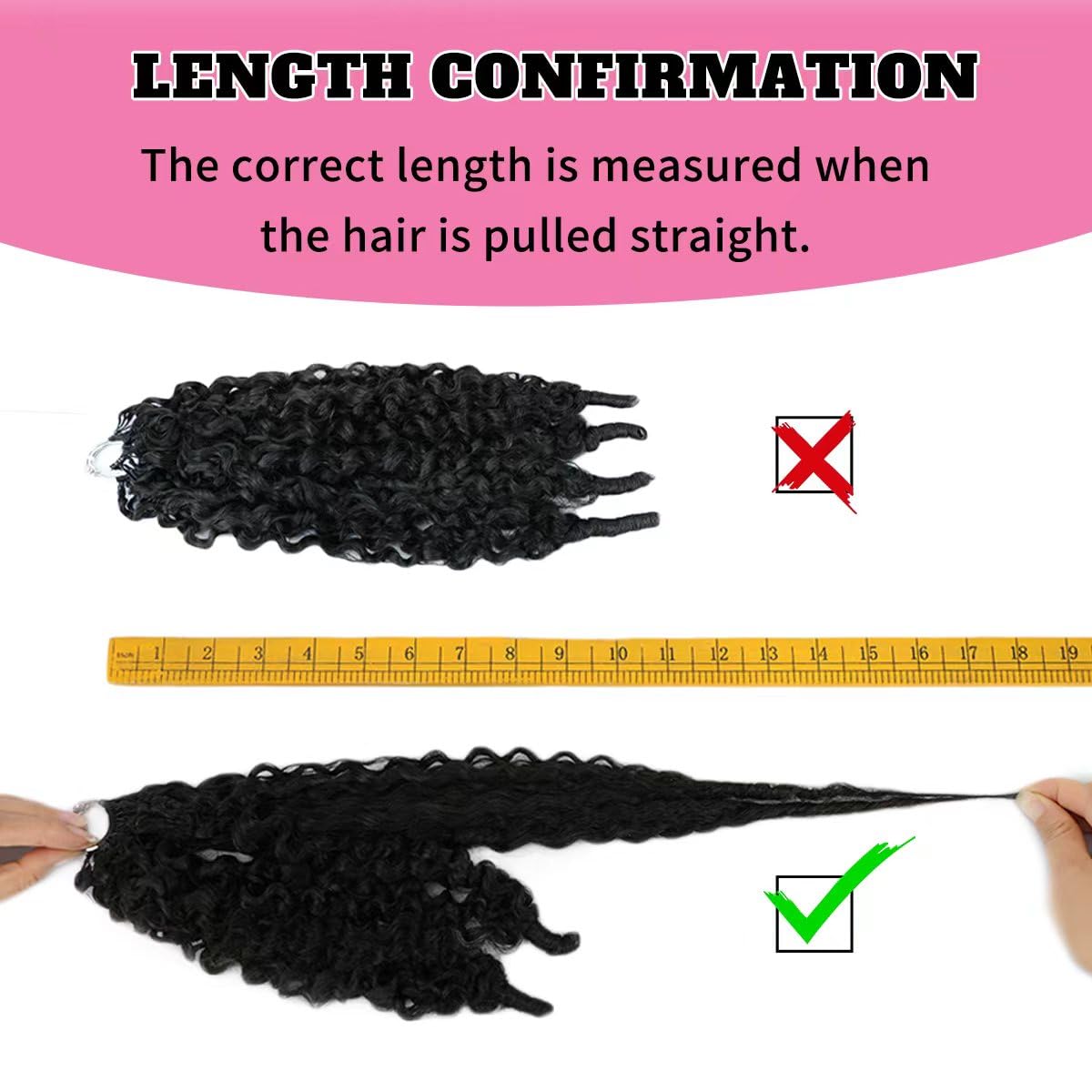 Human Crochet Hair for Black Women 18 18 Inch 60g/Pack Knotless Pre-Separated Burmese Curly Human Hair Lightweight Invisible Miracle Knots Crochet Human Hair Extensions Can Last 12 Months