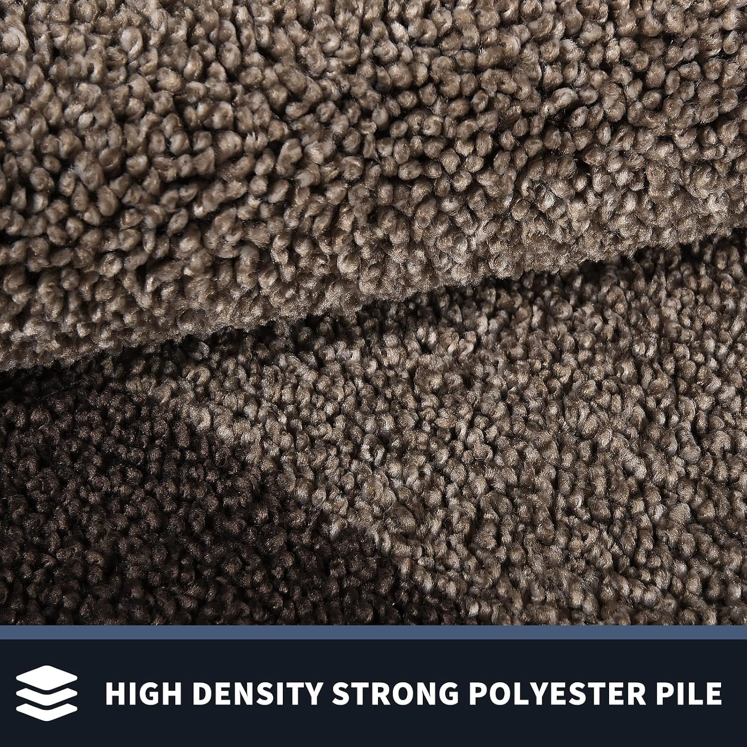 PURRUGS Hallway Runner Rug. 32 x 84. Grayish Brown & Coffee | Machine Washable. Non-Slip. Waterproof TPR Backing. Super Absorbent. Low Profile. For Hallway. Kitchen. and Entryway