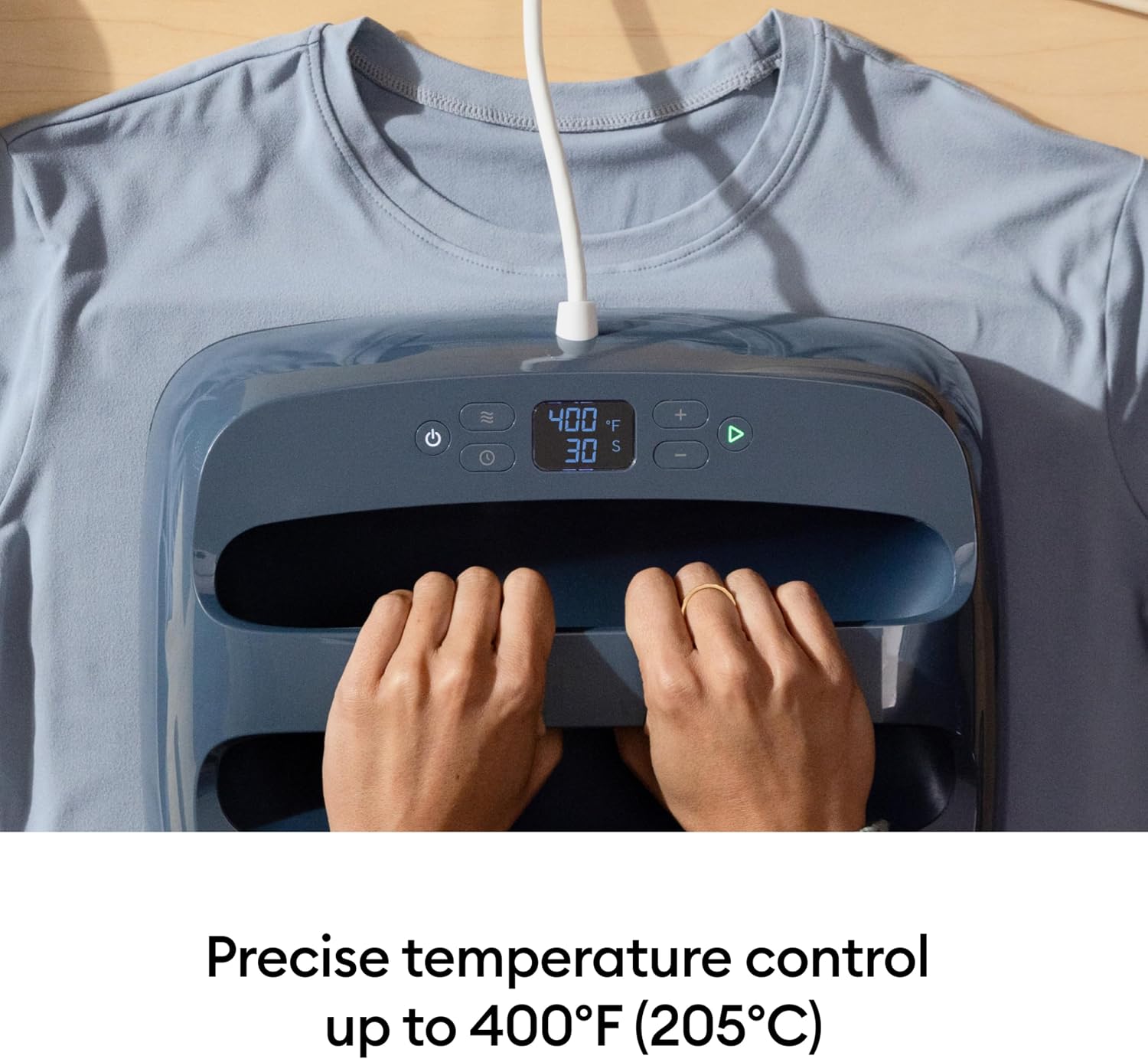 Cricut EasyPress® SE Blue – 12 x 10 Heat Press + EasyPress Mat. 12 x 12 | 12 in x 10 in Heat Transfer Machine for T-Shirts. Sweatshirts. Blankets. Pillows. & More - Easy to Use