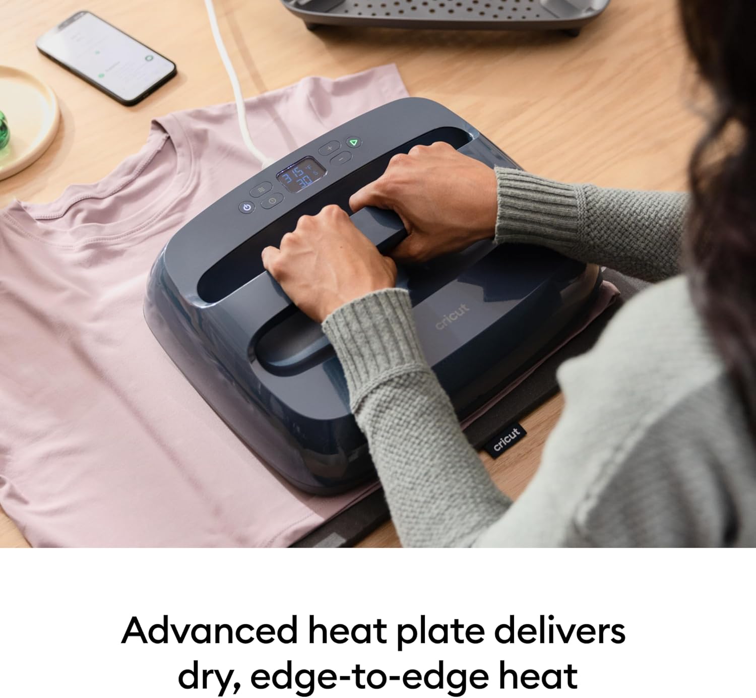 Cricut EasyPress® SE Blue – 12 x 10 Heat Press + EasyPress Mat. 12 x 12 | 12 in x 10 in Heat Transfer Machine for T-Shirts. Sweatshirts. Blankets. Pillows. & More - Easy to Use