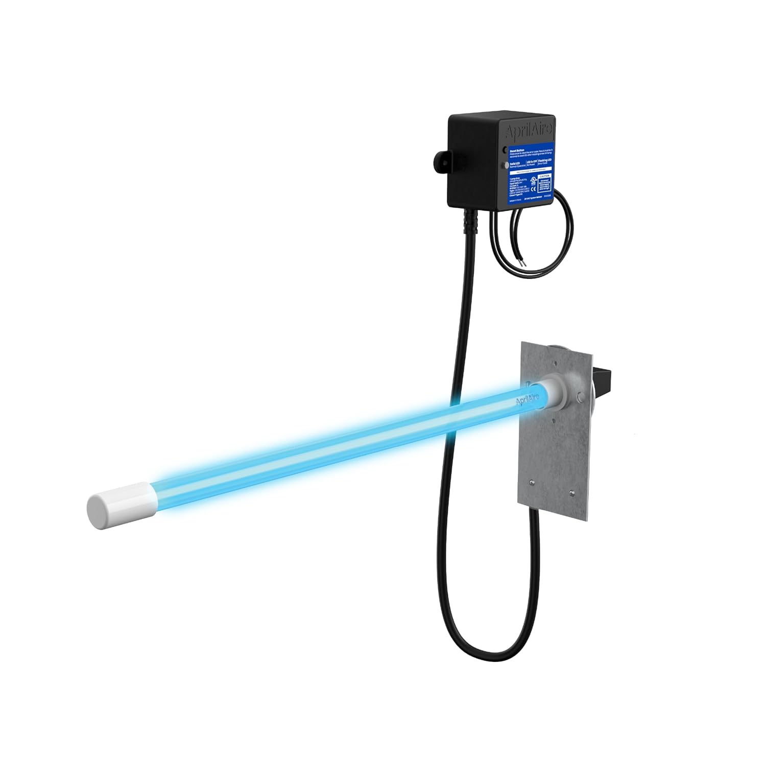 AprilAire AUV24V Residential Whole-House Ultraviolet Light UVC Chemical Free Coil Cleaner. 16 Bulb. 254nm. 17W 24V. Two HVAC Mounting Options