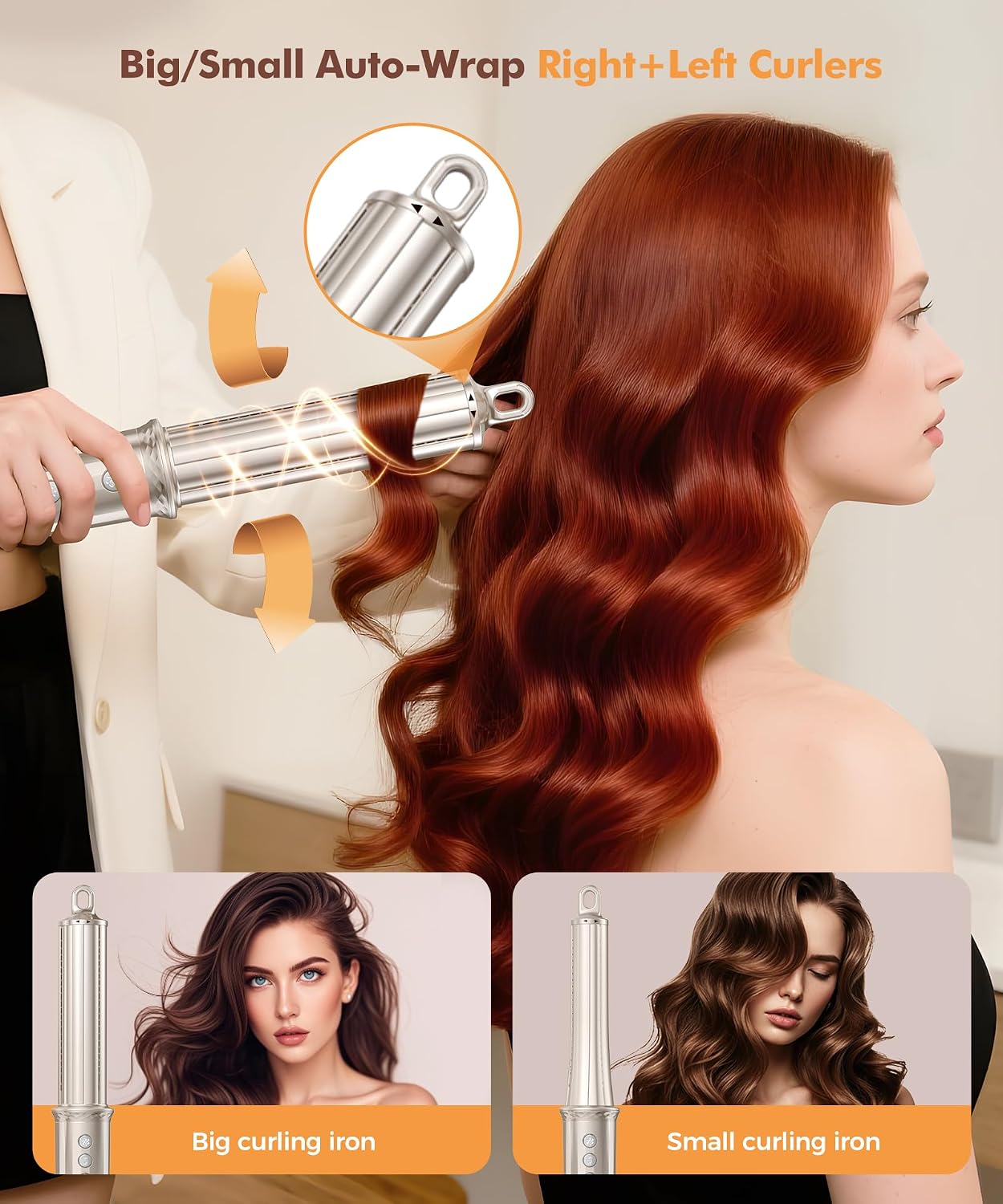 Cosy Companions 6 in-1 Hair Dryer Brush. 150.000 RPM High-Speed Negative Ionic. Blow Dryer Brush for Fast Drying. Hot Air Brush for Curling/Volumizing/Straightening with Travel Bag. Gold