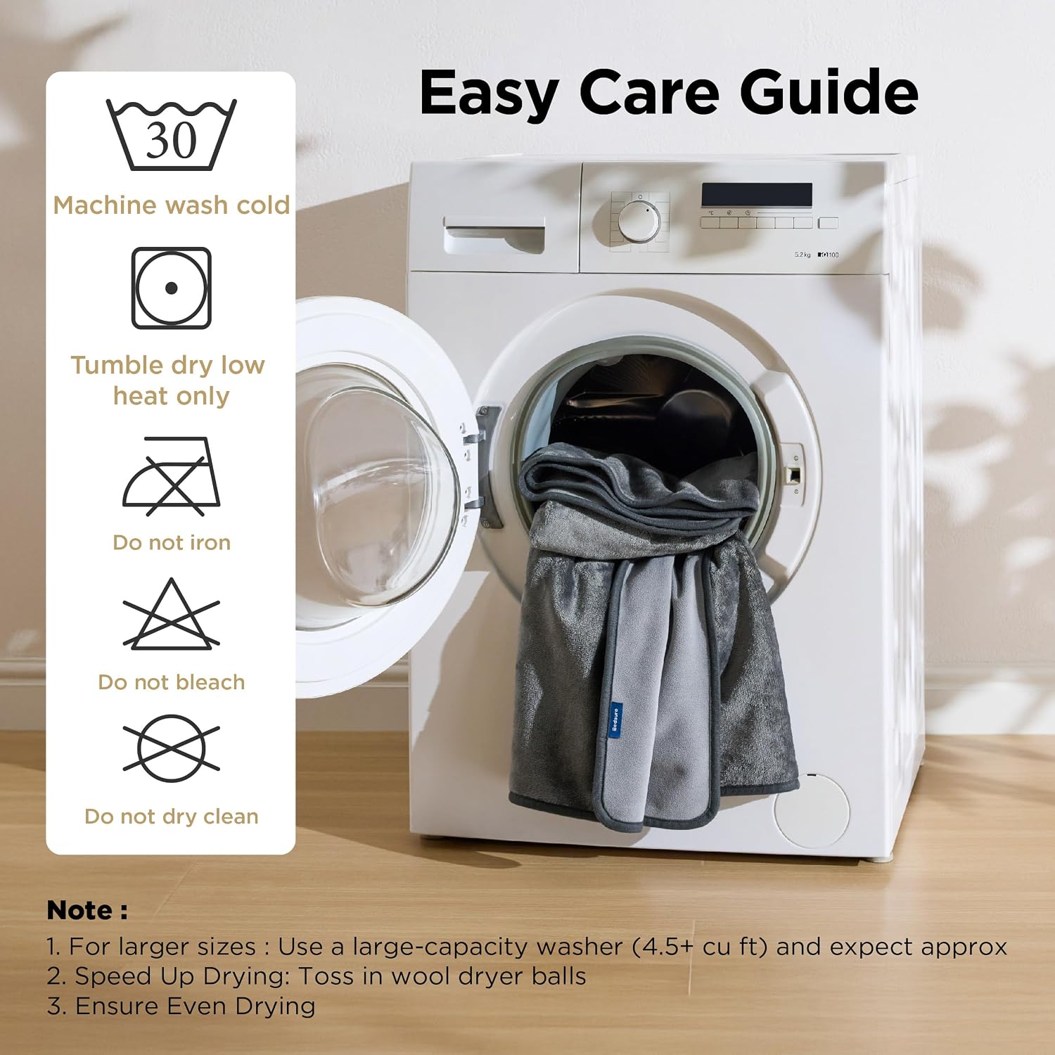 Bedsure Waterproof Blanket for Bed Soft Flannel Fleece. Queen 86x90 Grey | Dog Blankets for Large Senior Dogs .Couch Cover Throw for Pet Leakproof. Furniture Protector for Travel Camping