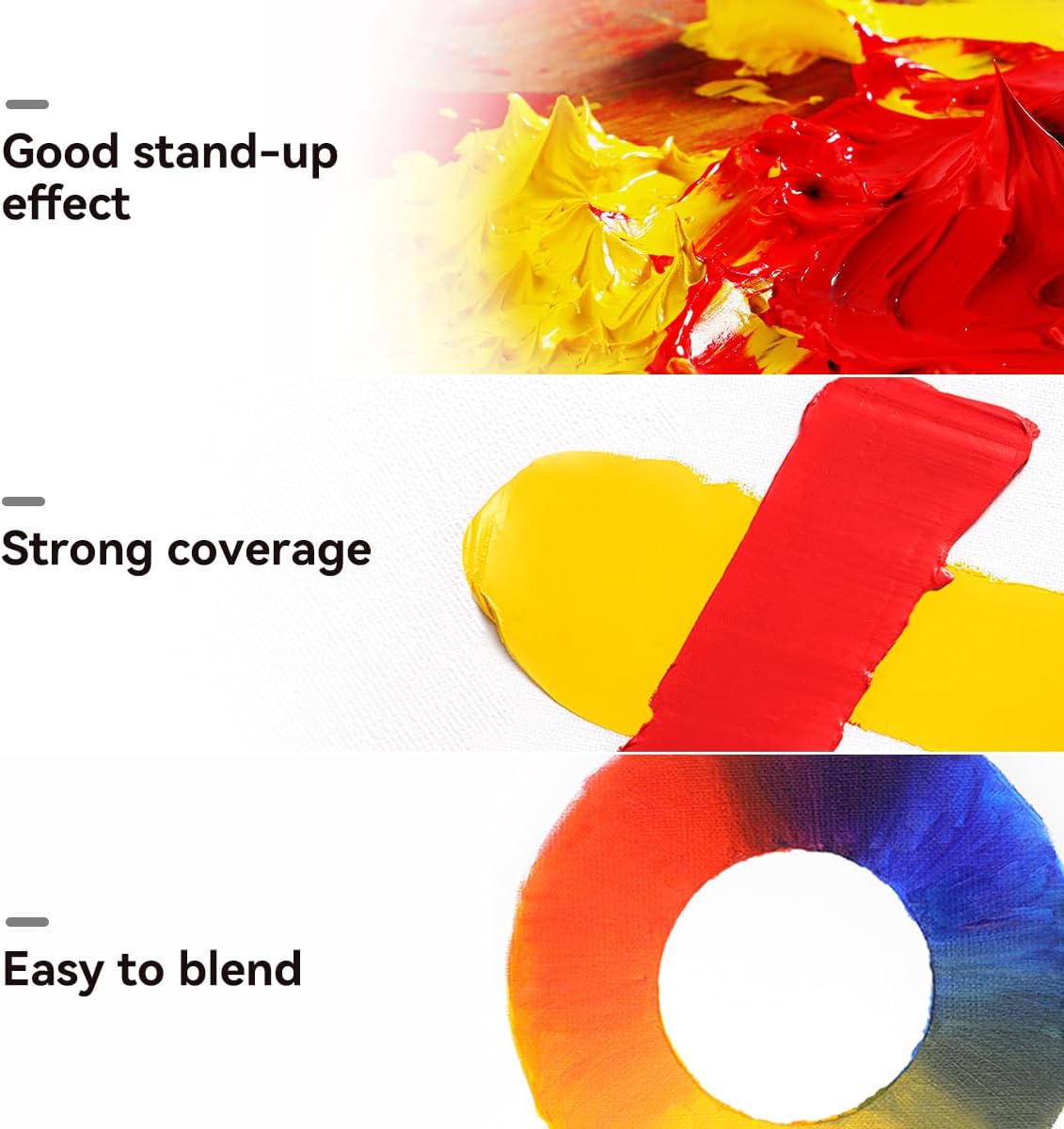 Paul Rubens Oil Paint. 10 Basic Colors*170 ml Large Professional Tubes | Oil Based Paint with High Saturation. Creamy Texture. and Consistency.Art Supplies for Artists. Students. Beginners