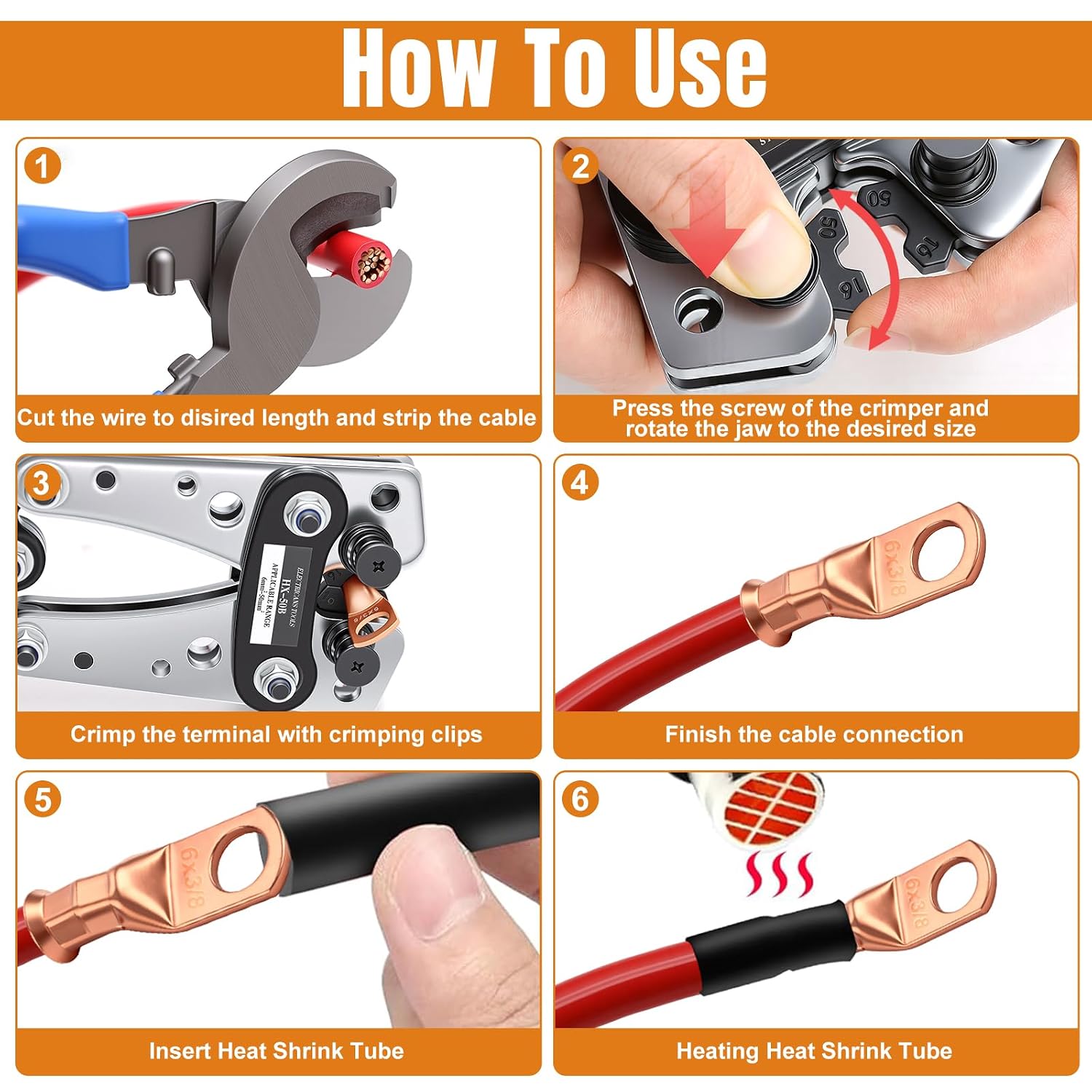 1 heat shrink tubing. for truck & battery wiring projects