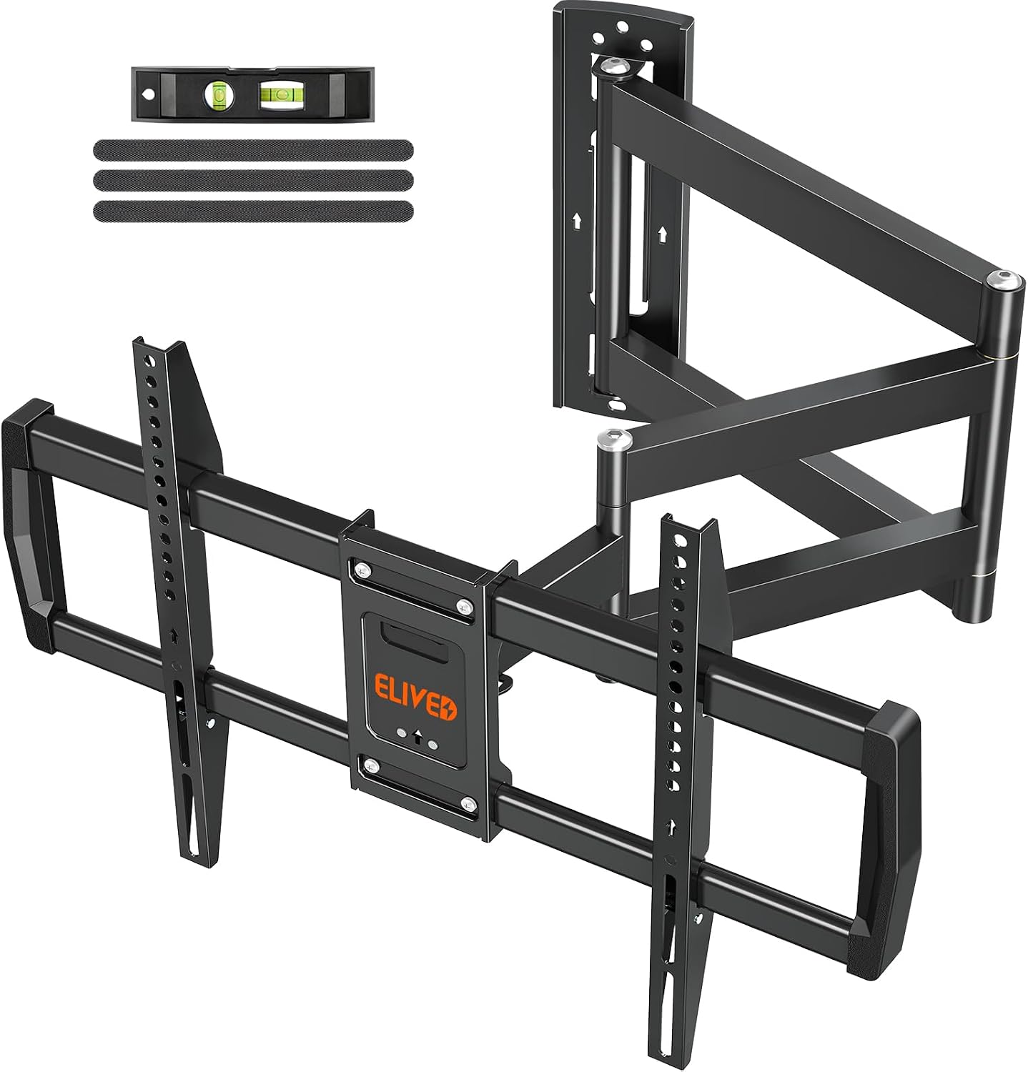 Outdoor TV Wall Mount Waterproof for 42-75 Inch TVs. 37.9 Long Extend Arm | Weatherproof Corner TV Bracket Antirust for Patio Gazebo. Full Motion Swviel. Tilt. Level. Max VESA 600x400mm. Holds 99 lbs.