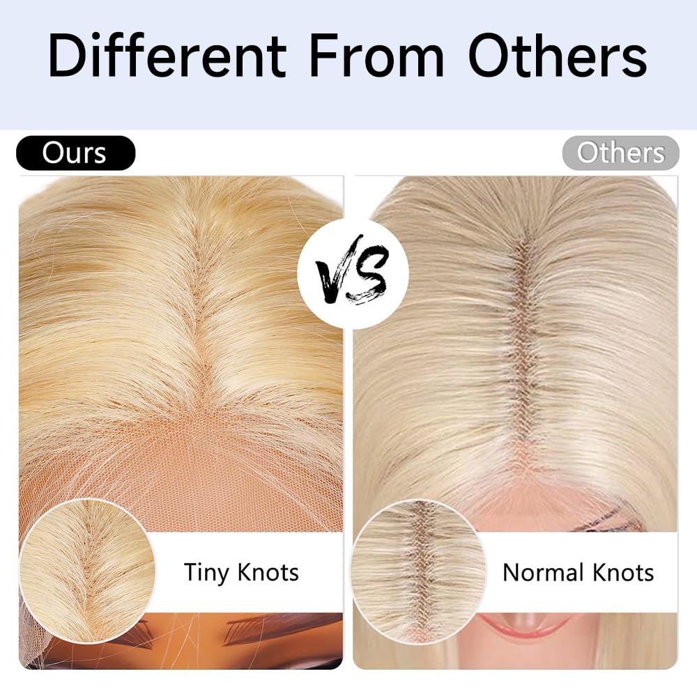 Waimro Blonde Wig Human Hair 210 Density 613 Lace Front Wig Human Hair 13x6 HD Lace Front Wigs 613 Body Wave Lace Front Wigs Pre Plucked 34 Inch