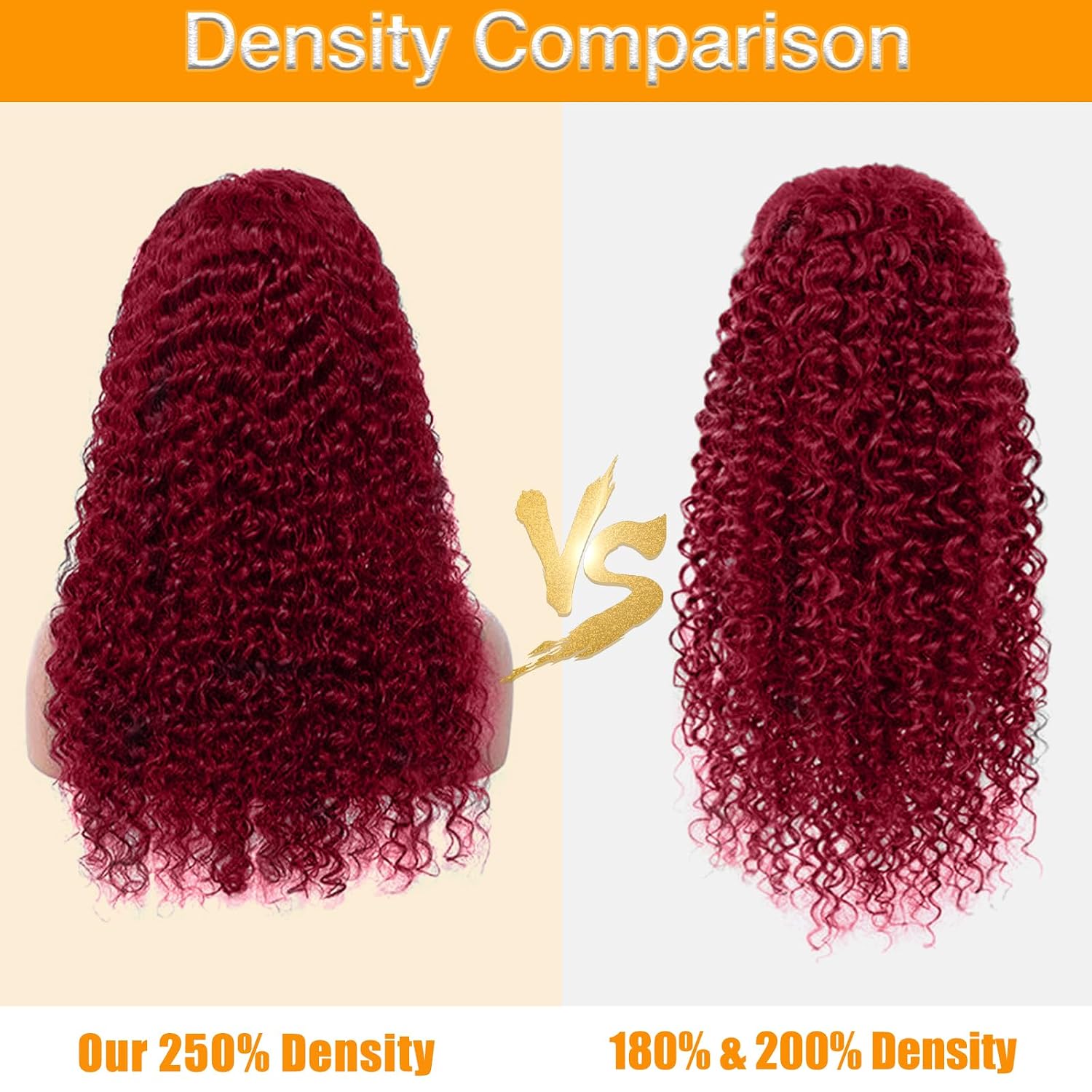 GARAXIS 250% Density 99J Burgundy 13X6 Deep Wave Lace Front Wigs Human Hair Wet and Wavy HD Lace Front Wig Pre Plucked 100% Real Human Hair No Tangle No Shedding Triple Lifespan 3X 26 Inch