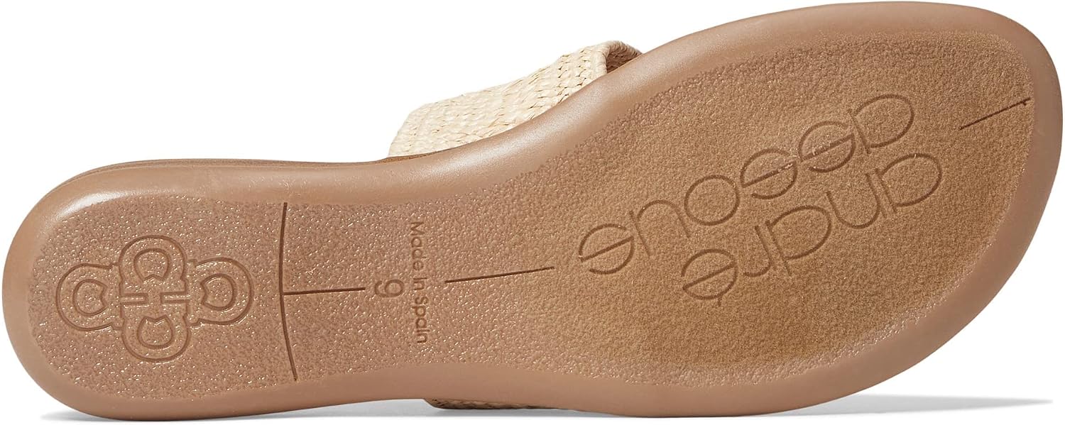 Amazon.com | André Assous Nice Woven Flat. Natural. 6 | Flats