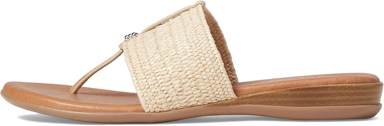 Amazon.com | André Assous Nice Woven Flat. Natural. 6 | Flats