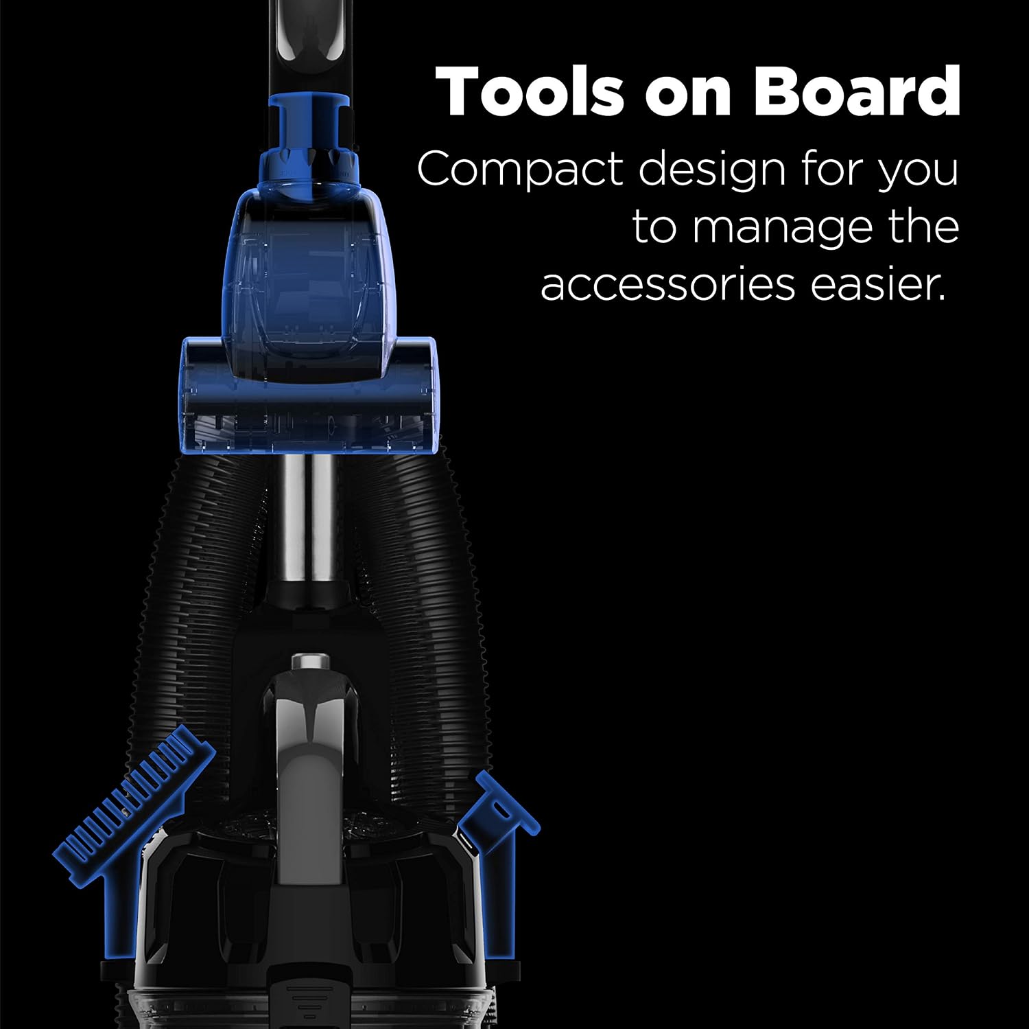 Eureka PowerSpeed Lightweight Upright Vacuum Cleaner for Carpet and Hard Floor. Powerful Bagless Upright Vacuum Cleaner for Home Pets. NEU181A. Blue | Pet Hair. Carpet & Hard Floor. 2.6L Dust Cup. Pet Turbo Brush. Crevice & Upholstery Tools. Bagless. Blue