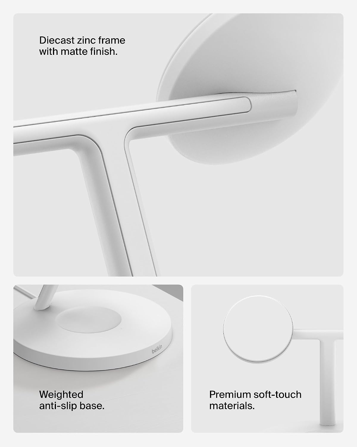 Belkin Qi2 15W Wireless Charging Station. 3 in 1 iPhone Charger | Fast Charging. MagSafe Compatible. iPhone 17/16/15. Apple Watch. AirPods. Travel Charger. Magnetic