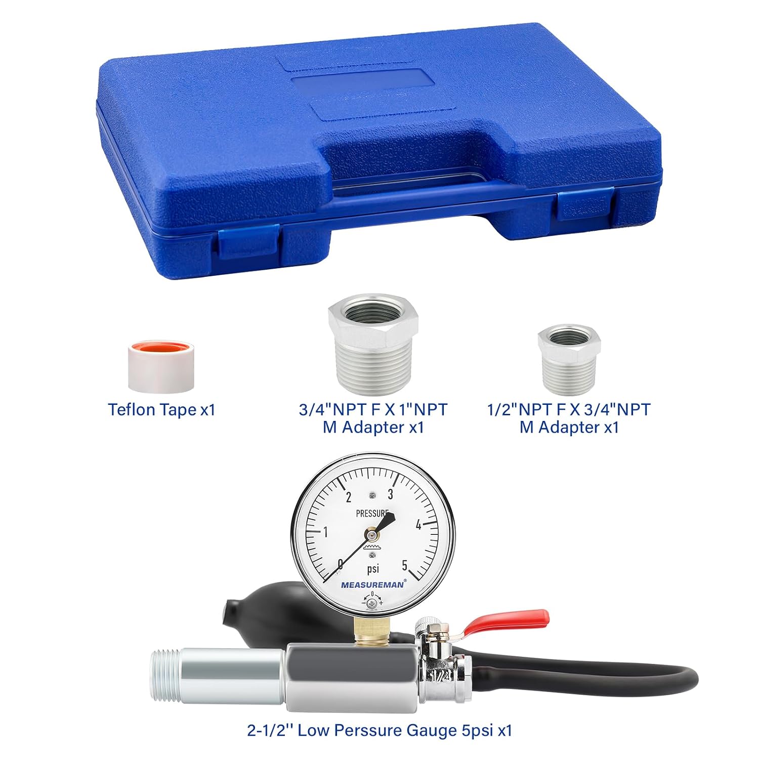MEASUREMAN Low Pressure Gas Test Kit