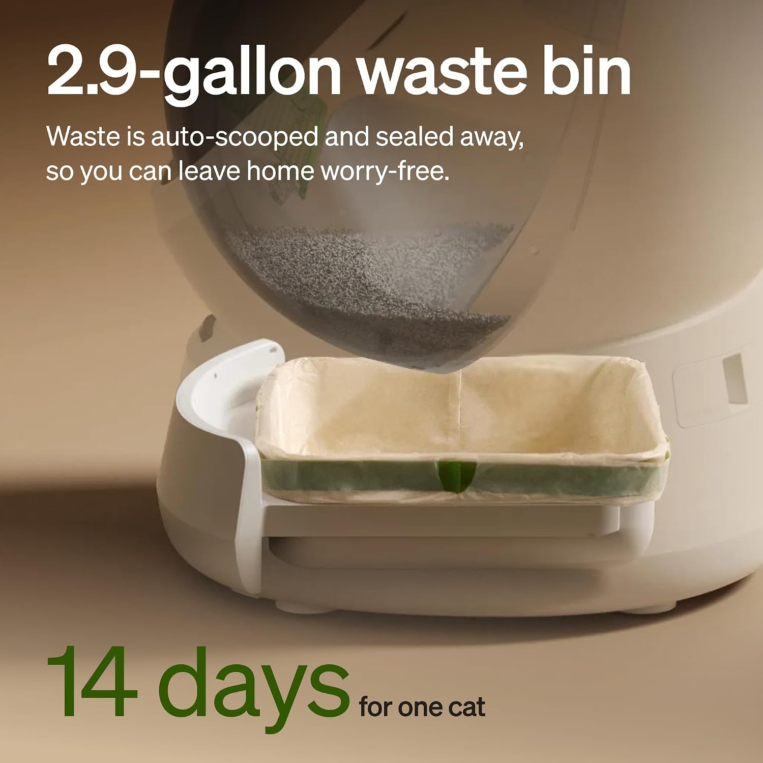 PETLIBRO Automatic Litter Box with AI-Camera Waste Analysis. Auto Odor-Control Self Cleaning Litter Box. Large Open-Top Luma Smart Litterbox with Multi-Cats Recognition. Usage Tracking. Safety Sensors