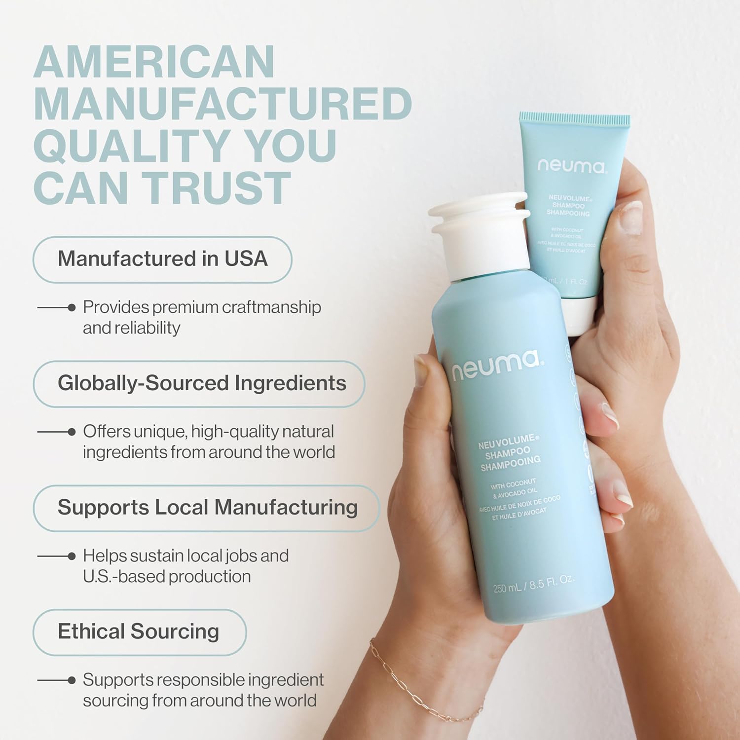 NEUMA Sulfate-Free Volumizing Conditioner For Women 32 Fl. Oz Moisturizing Conditioner For Fine Hair With Coconut & Avocado Oil Vegan and Color-Safe Formula With Patchouli and Vanilla Scent