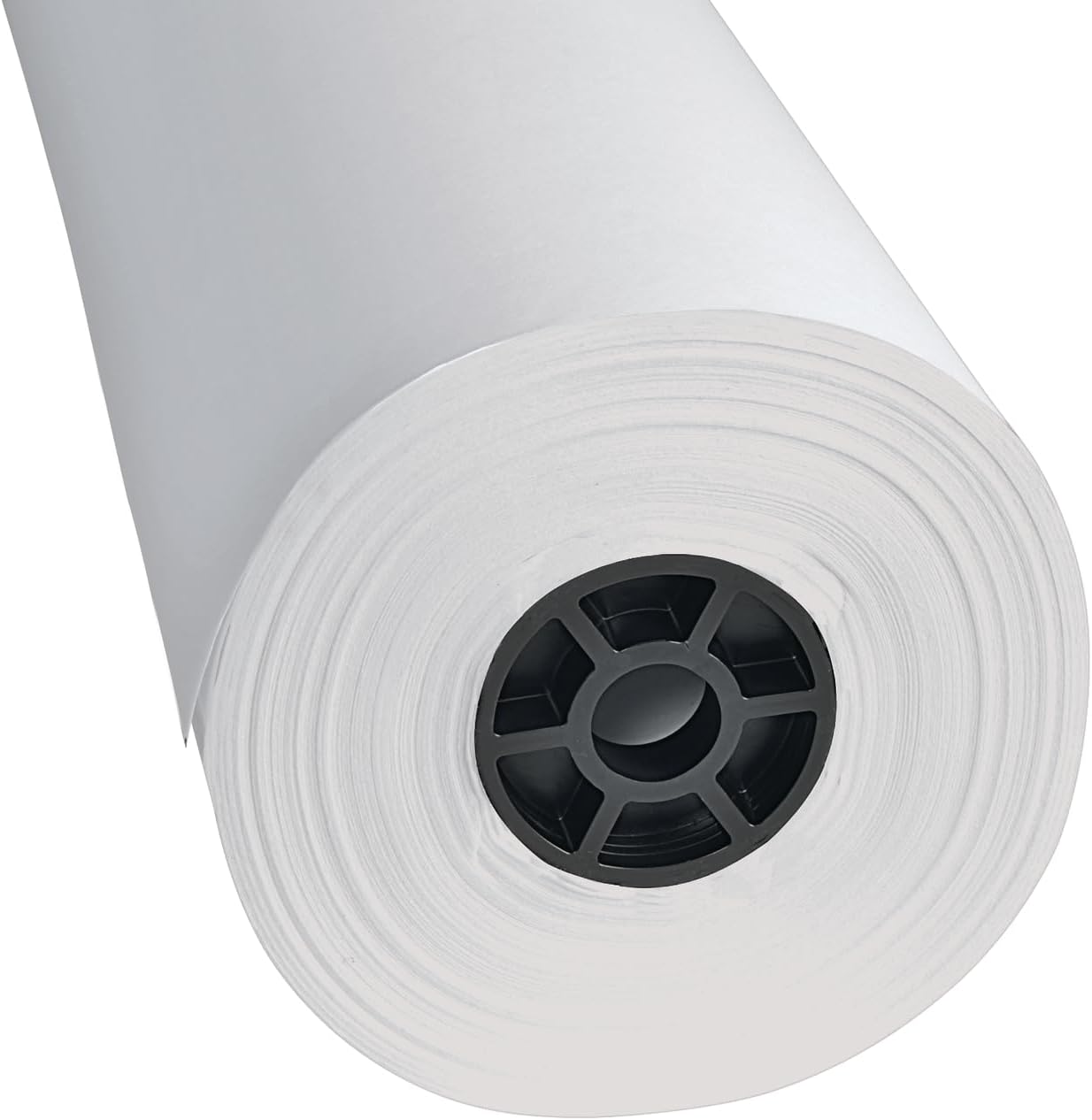 Colorations Dual Surface Paper Roll Classroom Supplies for Arts and Crafts White (36 x 1000') (Item # DSWH) | Textured Paper. Classroom Arts & Crafts Supplies. Bulletin Board. Gift Wrapping. Chalkboard Wallpaper