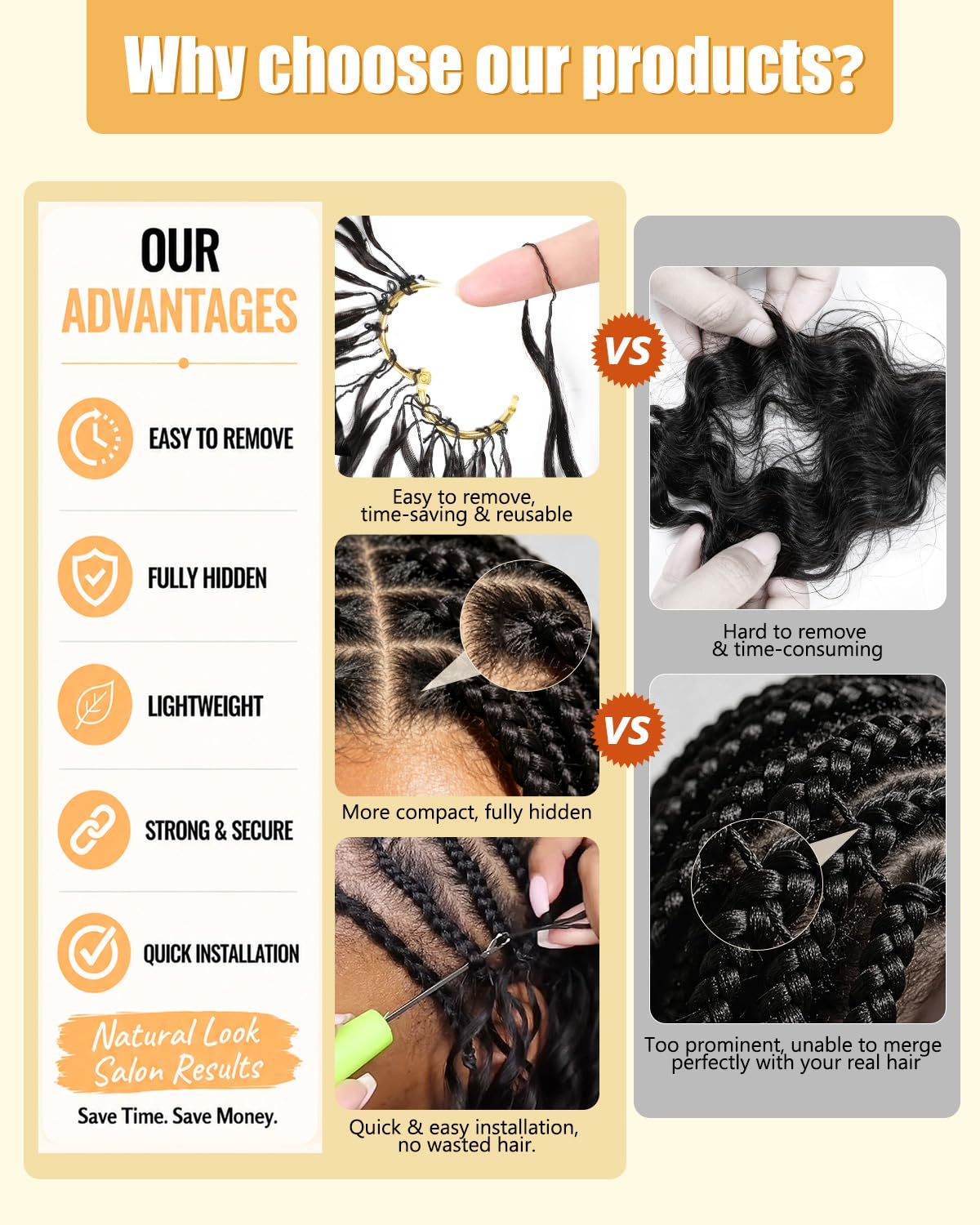 ISHOW Burmese Curly Crochet Human Hair 110g 80 Strands 18 Inch Miracle Style Knots Hair Pre‑Looped Natural Black Real Feather Crochet Hair Bundles for Black Women Soft Curly Pre‑Stretched 1B
