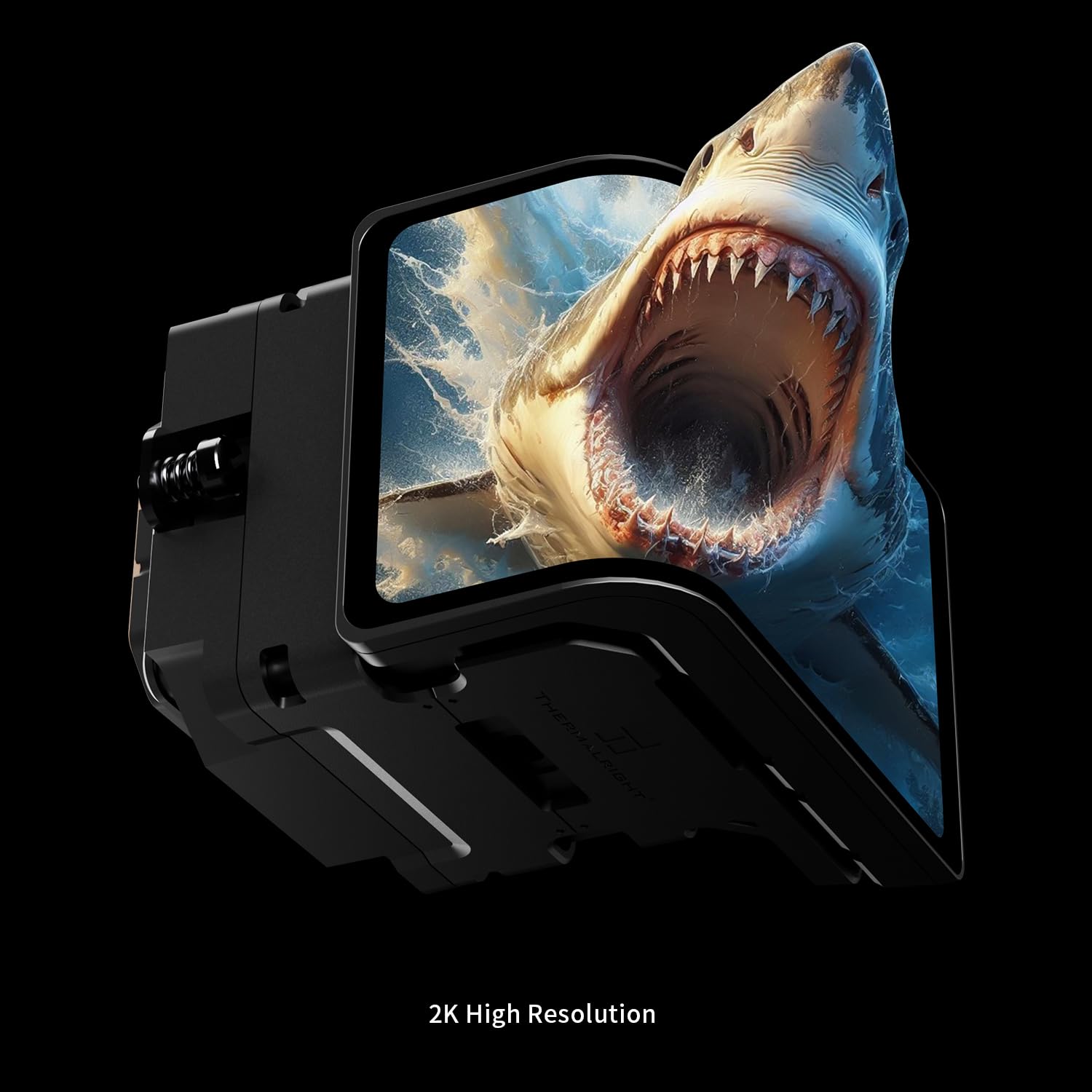 Thermalright Wonder Vision 360 Turbo ARGB Black AIO CPU Cooling. CPU Water Cooler System. 6.67 Inch Curved Screen with 2400x1080 Resolution. for AM4/AM5. LGA1851/1700. 7