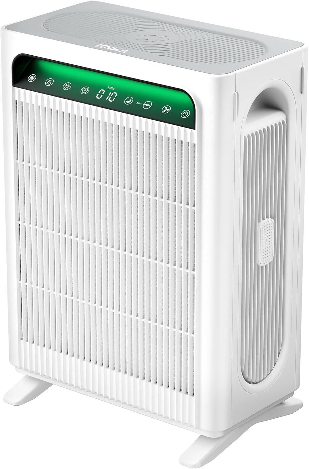 KNKA Air Purifiers for Home Bedroom Up to 1.695 Ft² in 1 Hr. APH4000. White | HEPA Sleep Mode Air Cleaner with Washable Pre-Filter. AHAM VERIFIED. AQI Display. Pet Mode for Pet Dander. Dust & Pollen