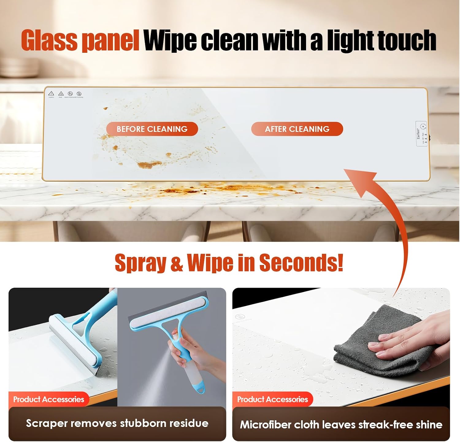 Electric Warming Tray(Extra Long 47x12).Food Warmer for Parties Buffet.Family Gatherings.Adjustable Temp (158°F-291°F).Chafing Dishes for Buffets.Keep Food Warm 25 Hours.Tempered Glass Warming Mat