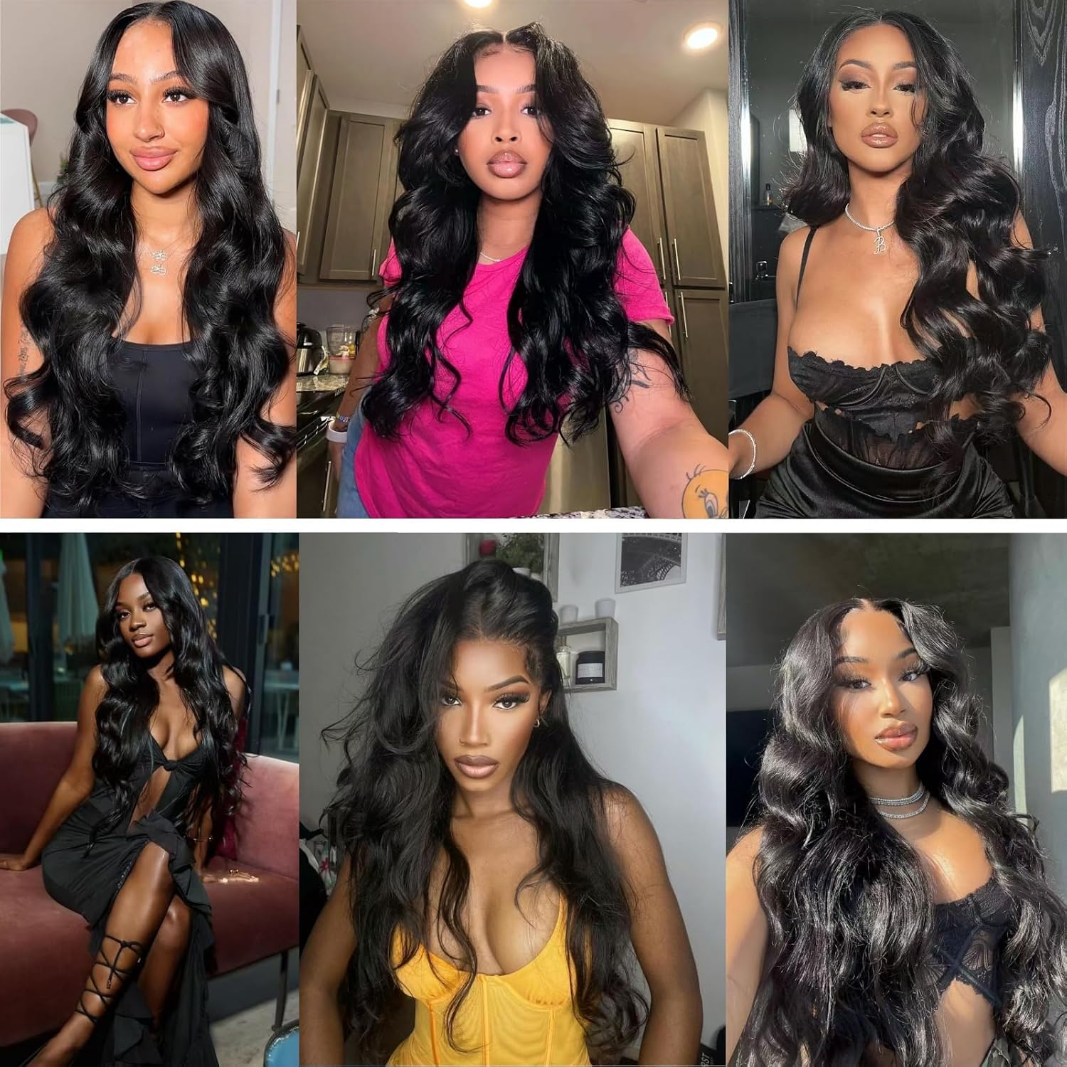SDDRSRA 12A Human Hair Bundles 20 22 24 26 Inch Body Wave 100% Unprocessed Hair Deals Extensions Quick Weave Human Hair Natural Black Color