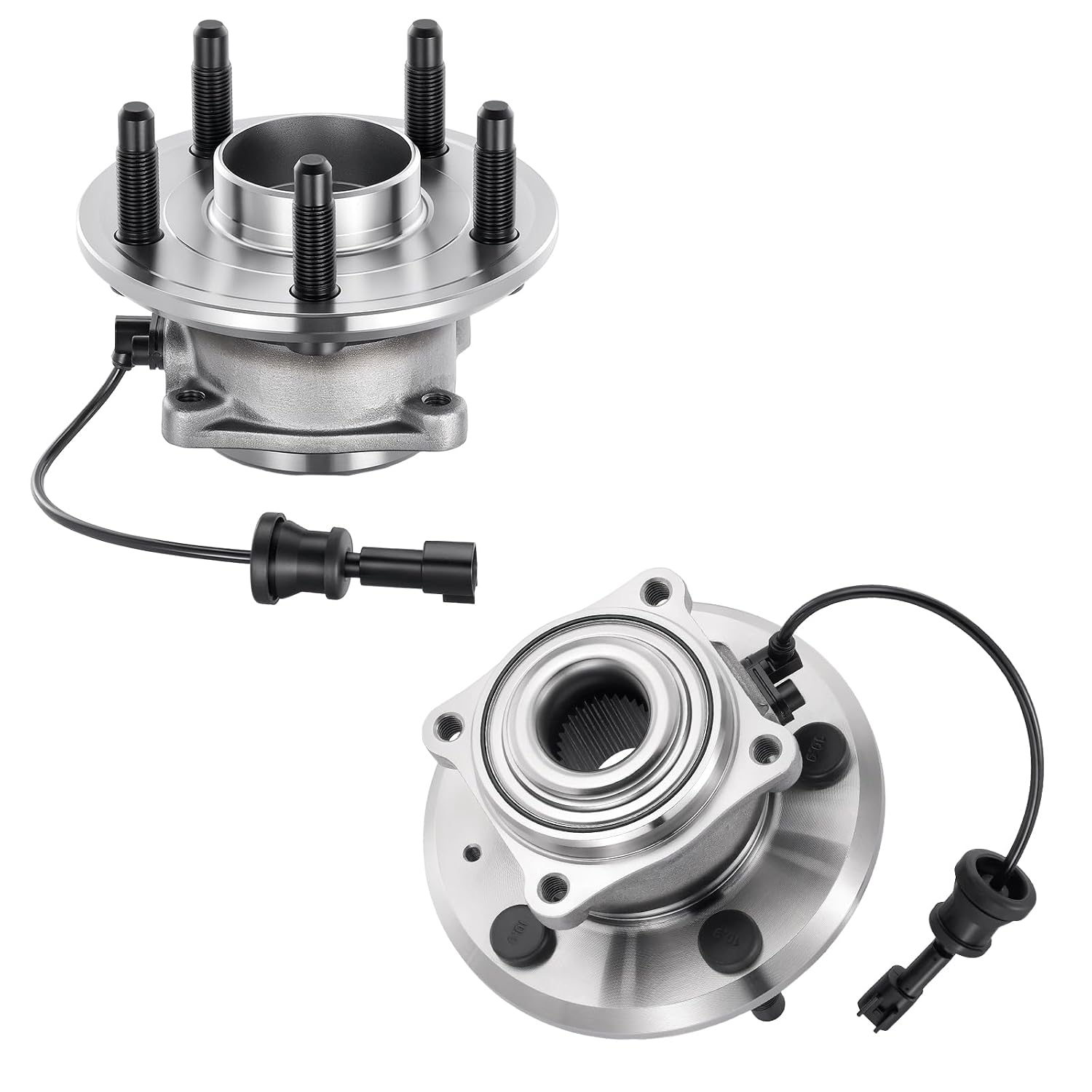 512440 2PCS BDFHYK Wheel Bearing and Hub Rear Compatible with Chevrolet Equinox 2010-2017 2.4L L4 Compatible with Chevrolet Equinox 2010-2012 3.0L V6