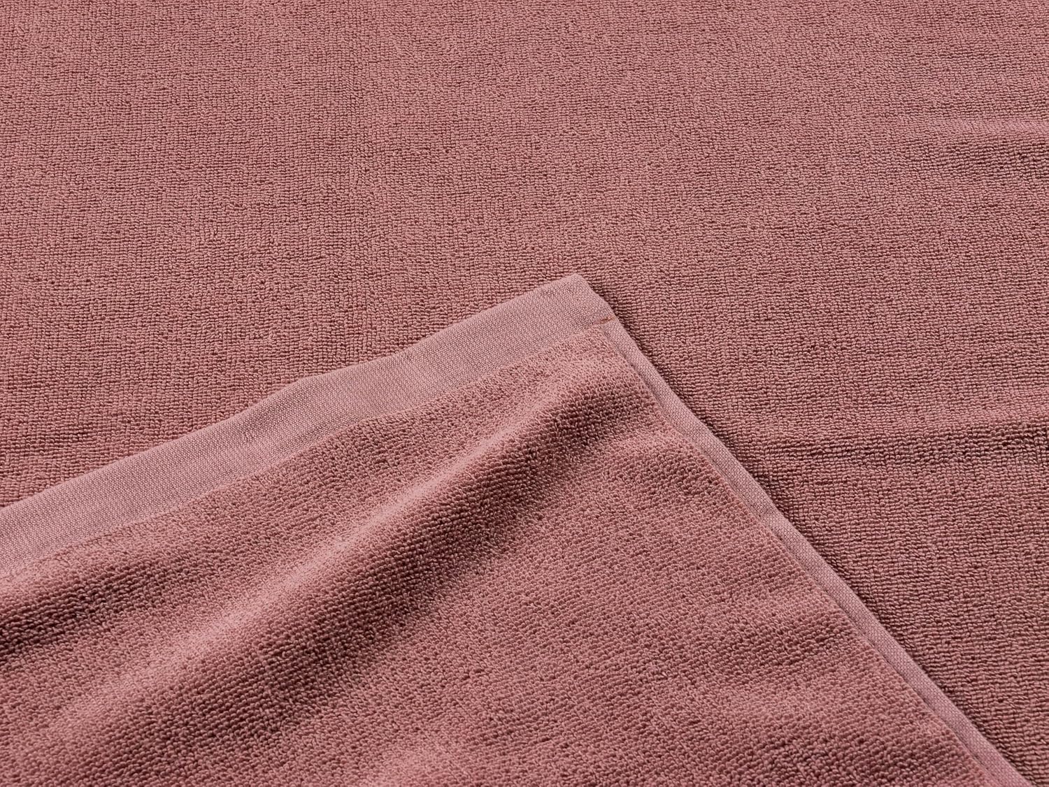 Coyuchi Classic Organic Cotton Terry Bath Towels. 100% GOTS Certified | 6-Piece Towel Set. Quick-Dry. Highly Absorbent. Lightweight. 2 Hand Towel. 2 Bath Towel. and 2 Washcloth. Plum Blossom