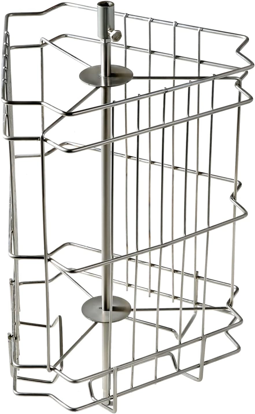 VEVOR 3 Frame Manual Honey Extractor Stainless Steel Beekeeping Extraction | with Hand Crank. Clear Lid and Height Adjustable Stand. Honey Extractor for Beginner Backyard Beekeeping. Small Apiaries