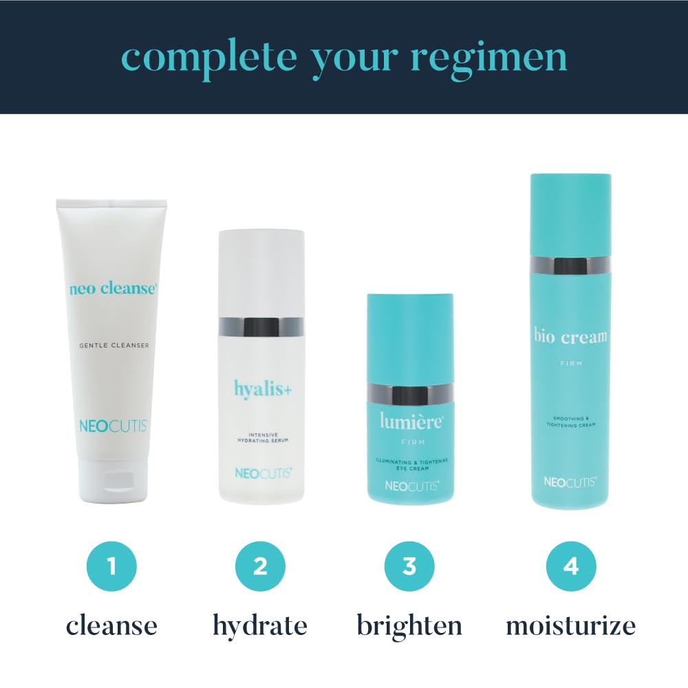 NEOCUTIS Lumiere Firm - Illuminating and Tightening. Anti-Aging Eye Cream - Brighten. Hydrate. and Soothe - for Dark Circles. Puffiness. and Wrinkle Prevention - Travel-Friendly - 15 ml / 0.5 fl oz