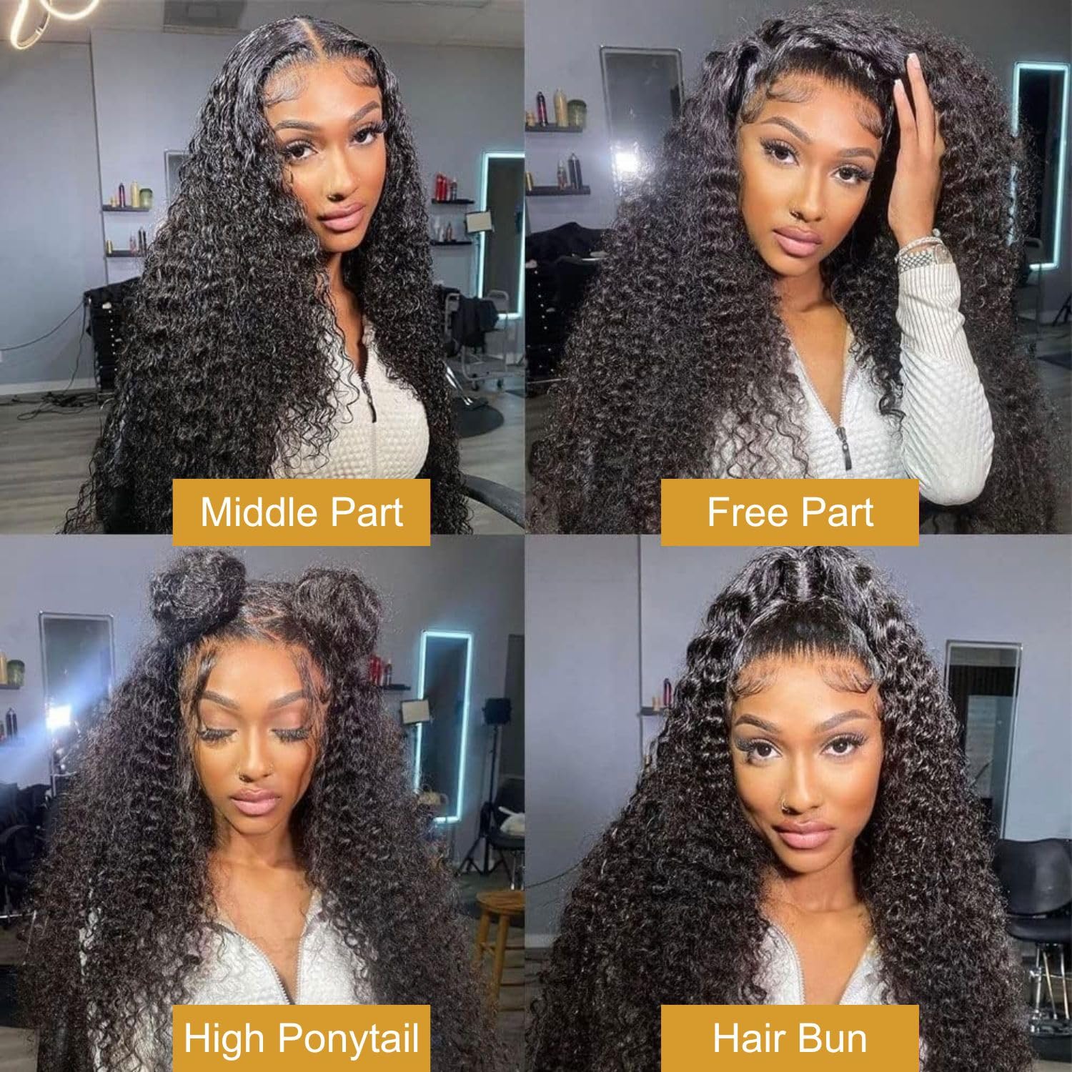 PYY Deep Wave Lace Front Wigs Human Hair Glueless Wigs For Women 28 Inch | Soft Texture. Realistic Hairline. Easy Styling. Adjustable Comfort Fit for Daily Wear & Special Events Natural Color 28 Inch