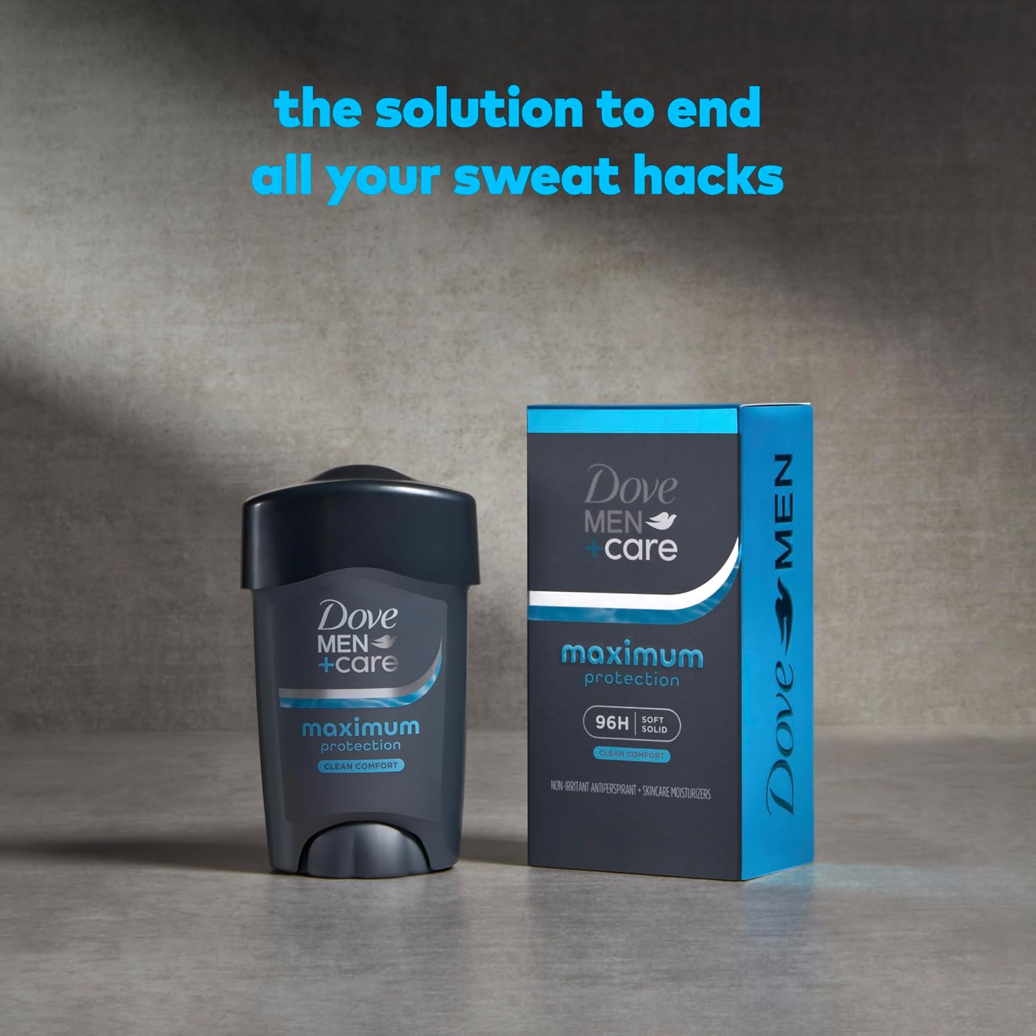 Dove Men Maxium Protection Soft Solid Deodorant Clean Comfort 1.7 oz