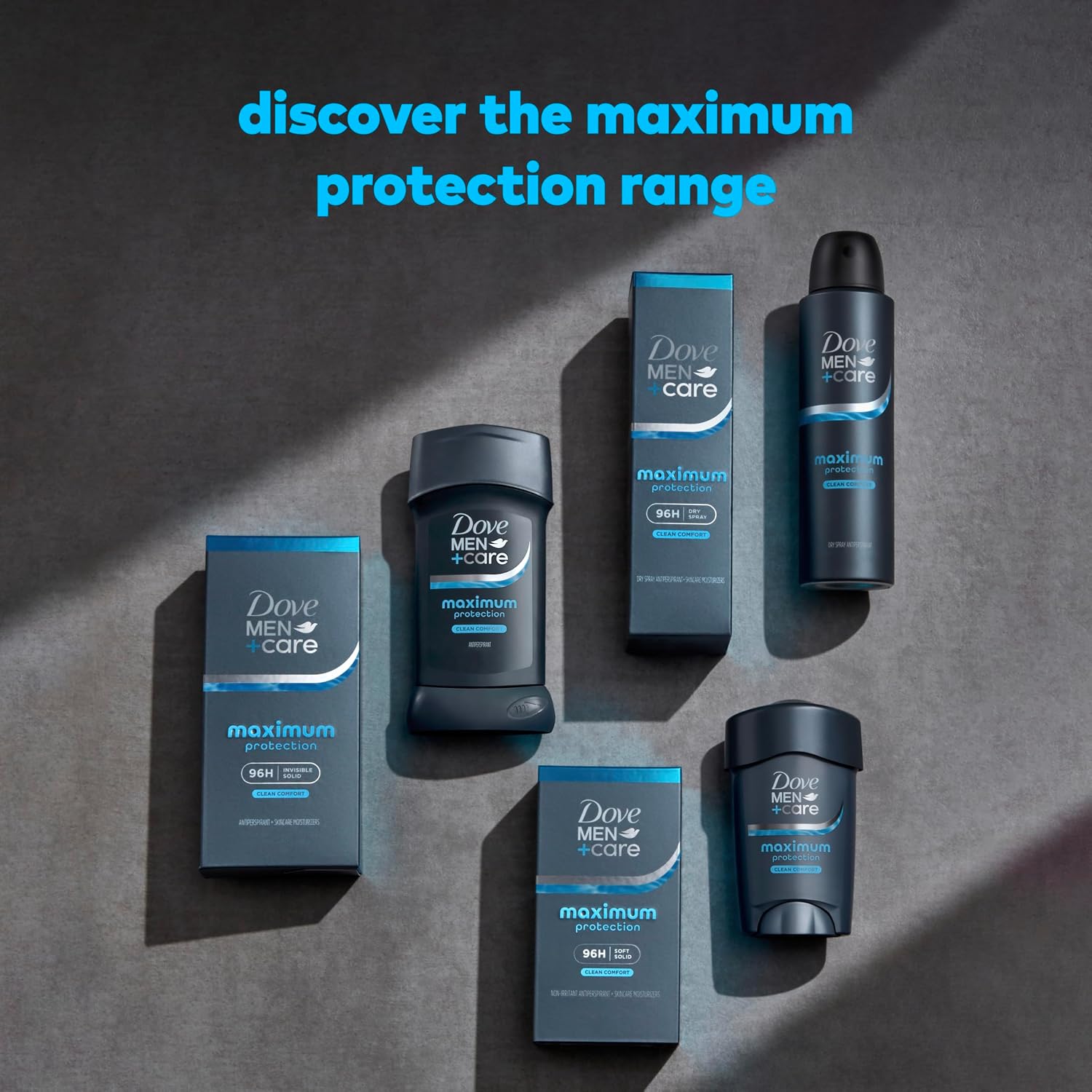 Dove Men Maxium Protection Soft Solid Deodorant Clean Comfort 1.7 oz