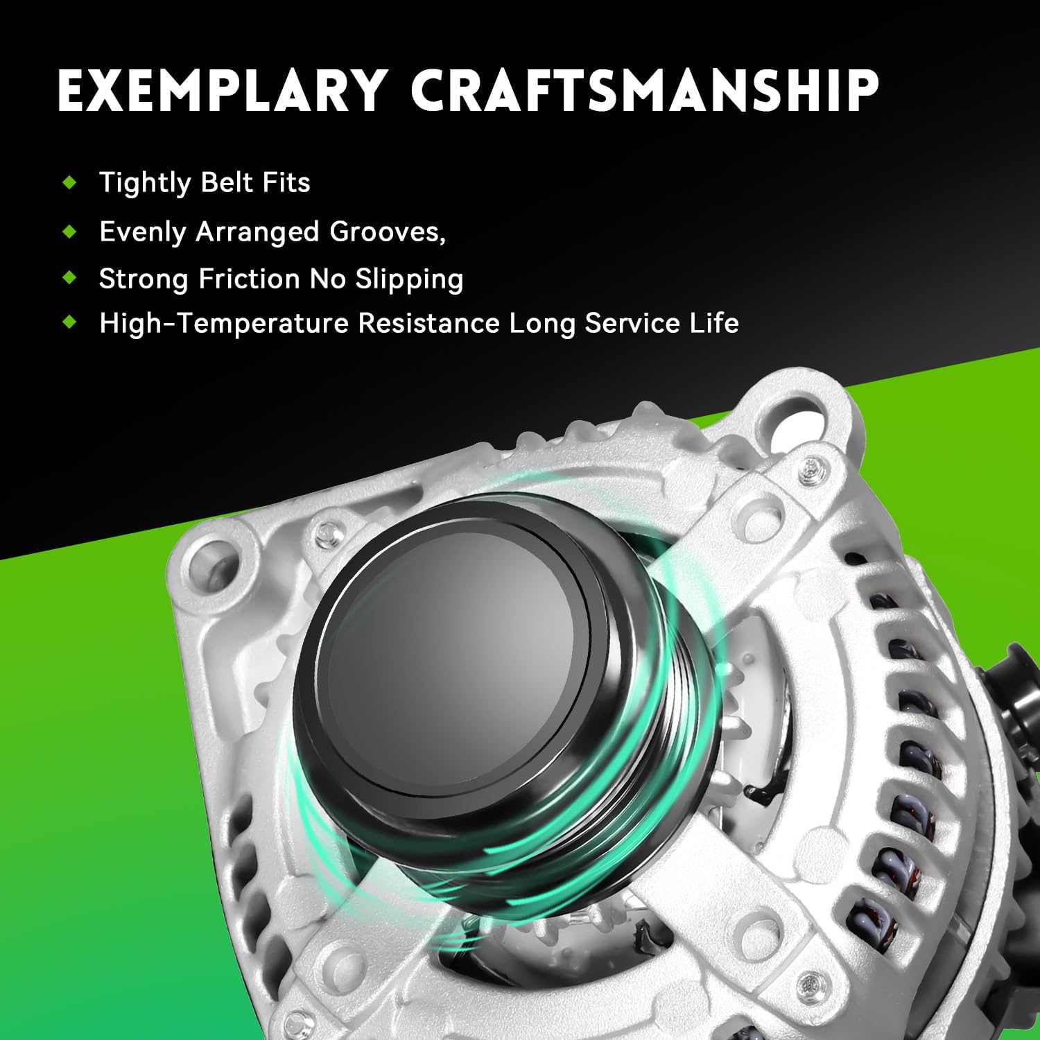 WAGSON 150A New Alternator Compatible with 2014-2019 Silverado 1500 2500 3500 HD. 2015-2019 Chevrolet Tahoe. 14-19 GMC Sierra 1500 2500 3500. 15-19 Yukon 4.3 5.3 6.0 6.2 6.6L. 84143543 22747894