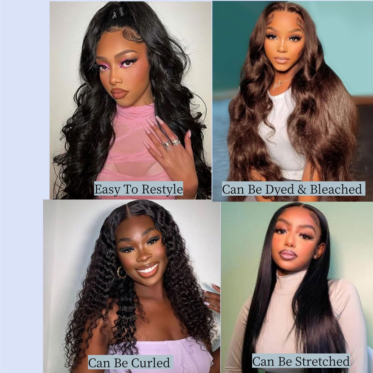 Body Wave Bundles Human Hair 12A Human Hair Bundles Unprocessed Brazilian Virgin Hair 3 Bundle Weave Extensions Human Hair Natural Black Color Bundles 24 26 28 Inch
