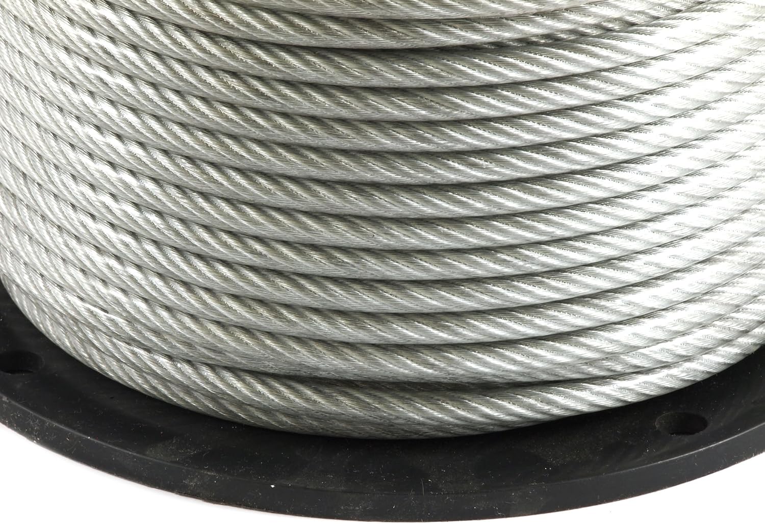 Forney 70453 Wire Rope. Vinyl Coated Aircraft Cable. 250-Feet-by-3/16-Inch thru 1/4-Inch