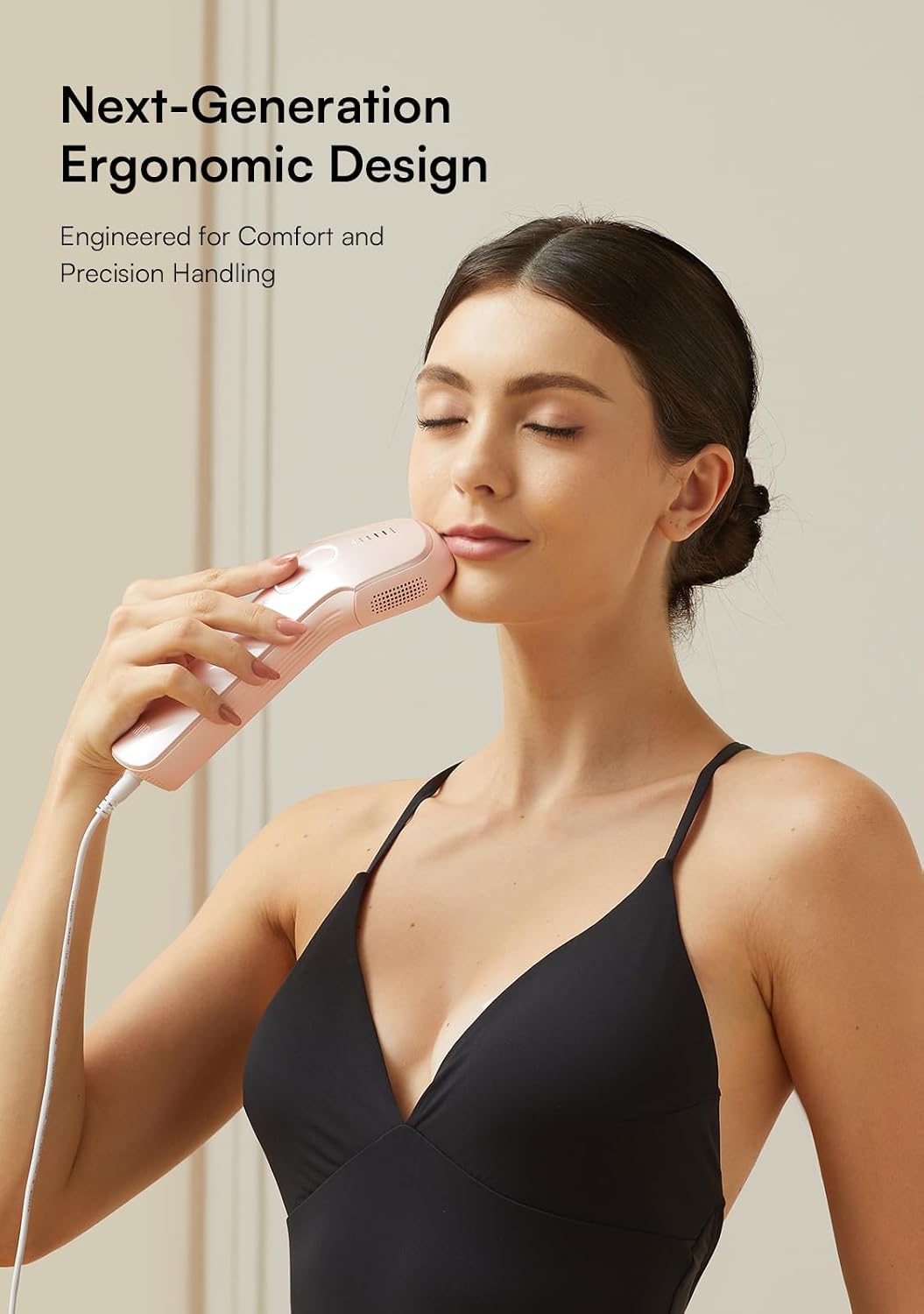 INIA HAUTE Pro Laser Hair Removal with Ice-Cooling Care for Women and Men | Painless at-Home. IPL Hair Remover for Coarse Hair. in Bikini All Body Areas. Latest Generation for Effective Results